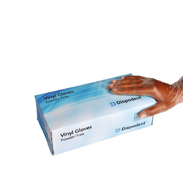 Powder Free Vinyl Gloves (Box of 100 pcs) Medium
